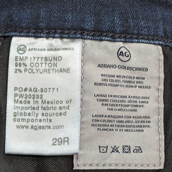 AG Adriano Goldschmied Women's Farrah Skinny Ankle High Rise Jeans Size 29R - Picture 4 of 5